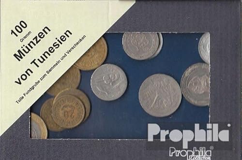 Prophila Collection Tunesien 100 Gramm Münzkiloware (Münzen für Sammler - kein Zahlungsmittel) von Prophila Collection