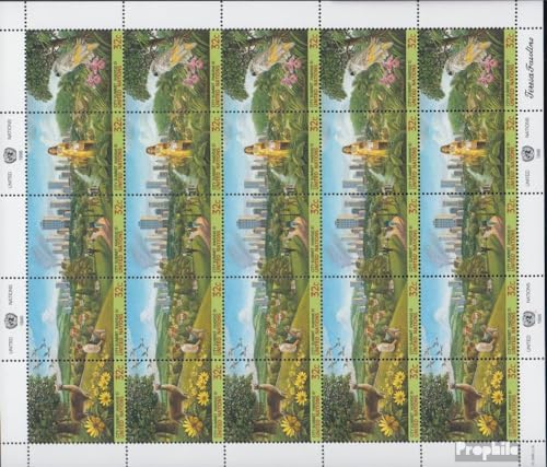 Prophila Collection UNO - New York 711-715Klb Kleinbogen (kompl.Ausg.) gestempelt 1996 Habitat II (Briefmarken für Sammler) Sonstige Säugetiere (Affen/Dinos/Elephanten …) von Prophila Collection