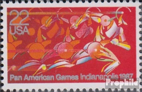 Prophila Collection USA 1863 (kompl.Ausg.) postfrisch ** MNH 1987 Panamerikanische Spiele (Briefmarken für Sammler) Sport Sonstige von Prophila Collection