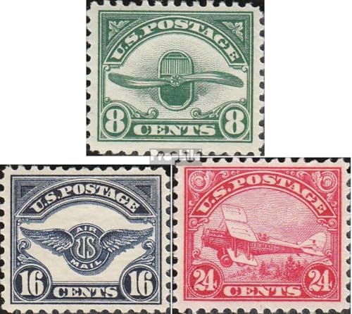 Prophila Collection USA 286-288 (kompl.Ausg.) postfrisch ** MNH 1923 Flugpostmarken (Briefmarken für Sammler) Flugzeuge/Ballons/Zeppeline/Luftfahrt von Prophila Collection