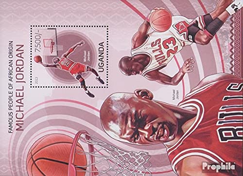 Prophila Collection Uganda Block430 (kompl.Ausg.) postfrisch ** MNH 2013 Basketballspieler (Briefmarken für Sammler) Ballspiele ohne Fußball (Basketball/Handball/Baseball …) von Prophila Collection