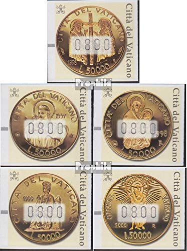 Prophila Collection Vatikanstadt ATM6-ATM10 (kompl.Ausg.) postfrisch ** MNH 2001 Automatenmarken, Münzen (Briefmarken für Sammler) von Prophila Collection