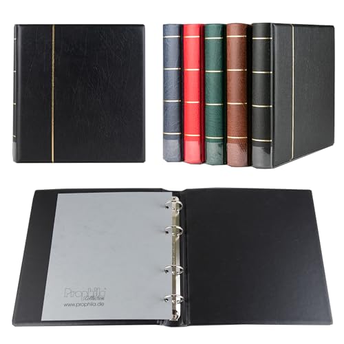 Prophila Kobra Album schwarz A5 Standard-Ringbinder für Münzen Banknoten Postkarten ETB Prophila Kobra Album schwarz A5 Standard-Ringbinder für Münzen Banknoten Postkarten ETB von Prophila