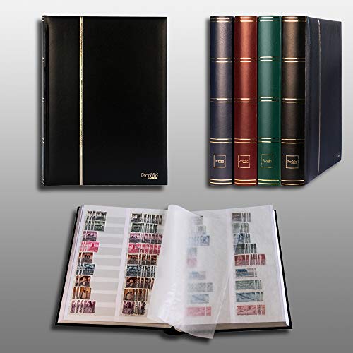 Prophila Leuchtturm 60 weiße geteilte Seiten Briefmarkenalbum Einsteckbuch schwarzer Einband Prophila Leuchtturm 60 weiße geteilte Seiten Briefmarkenalbum Einsteckbuch schwarzer Einband von Prophila