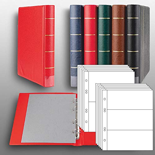 Prophila Luxus-Banknoten-Ringbinder mit 20 Hüllen für 50 Banknoten von Prophila Collection