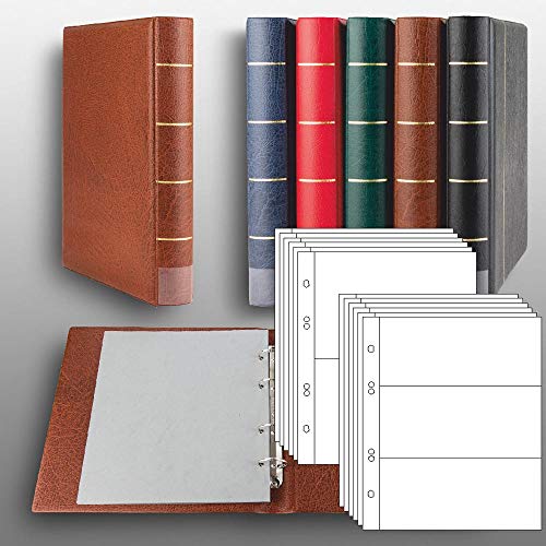Prophila Luxus-Banknoten-Ringbinder mit 20 Hüllen für 50 Banknoten von Prophila Collection