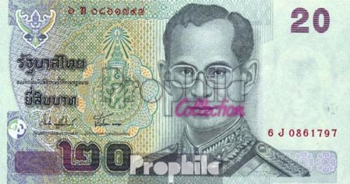 Thailand Pick-Nr: 109 bankfrisch 2003 20 Baht (Banknoten für Sammler) von Prophila Collection
