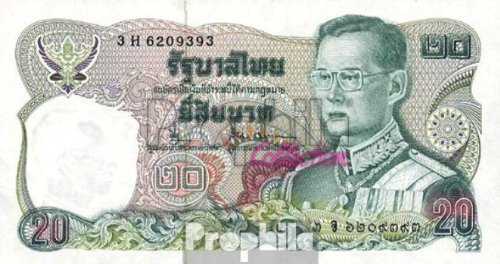 Thailand Pick-Nr: 88 gebraucht (III) 1981 20 Baht (Banknoten für Sammler) von Prophila Collection