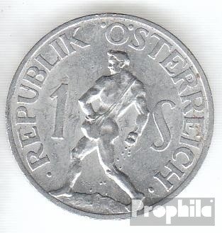 Österreich KM-Nr. : 2871 1946 vorzüglich Aluminium 1946 1 Schilling Adler (Münzen für Sammler) von Prophila