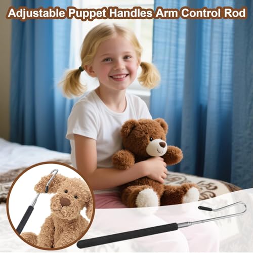 Protoence Puppenarm Steuerstab, Puppenhand Stab Teleskopisch, rutschfeste Metallhilfe Zur Handhabung Für Puppenspiel Kinder Jugendliche Erwachsene Protoence Puppenarm Steuerstab, Puppenhand Stab Teleskopisch, rutschfeste Metallhilfe Zur Handhabung Für Puppenspiel Kinder Jugendliche Erwachsene von Protoence