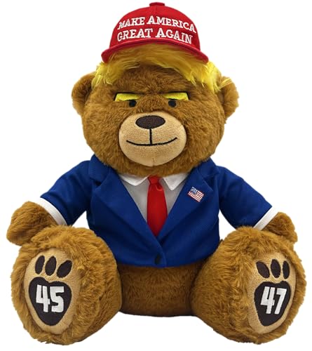 Proud Patriots 47th President Trump Teddybär – #1 Sammelbär für Trump-Fans und patriotische Amerikaner | Die Nr. 1 Trump Gifts 2025 von Proud Patriots
