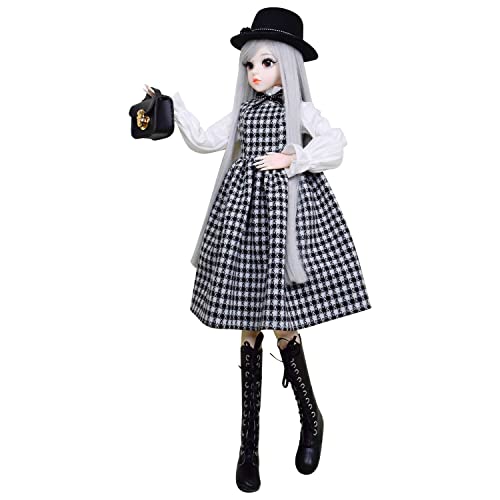 Proudoll 1/3 BJD-Puppe, 60 cm, Kugelgelenk, SD-Puppen, bewegliche Gelenke, Actionfiguren, Caroline, Hut, Perücke, Bluse, Kleid, Handtasche, Stiefel Proudoll 1/3 BJD-Puppe, 60 cm, Kugelgelenk, SD-Puppen, bewegliche Gelenke, Actionfiguren, Caroline, Hut, Perücke, Bluse, Kleid, Handtasche, Stiefel von Proudoll