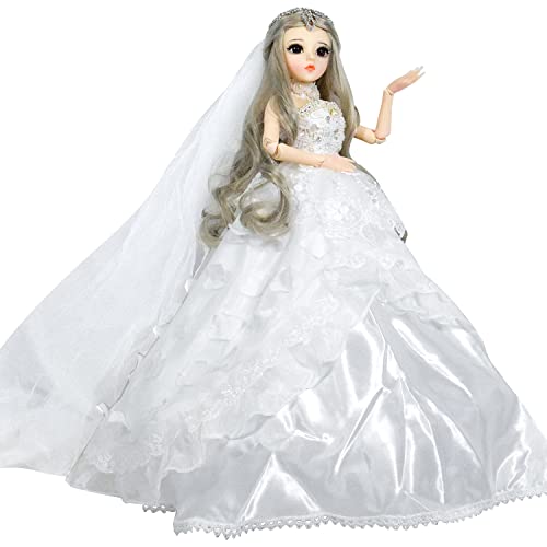 Proudoll 1/3 BJD-Puppe, 60 cm, Prinzessin Tiffany SD Ball Jointed Puppen, individueller Puppenkörper mit Kleidung Outfit Set Proudoll 1/3 BJD-Puppe, 60 cm, Prinzessin Tiffany SD Ball Jointed Puppen, individueller Puppenkörper mit Kleidung Outfit Set von Proudoll