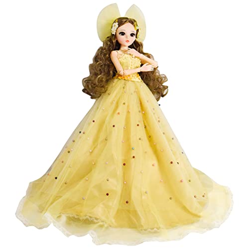 Proudoll 1/3 BJD Puppe 60 cm – 61 cm Prinzessin Sanse SD Ball Gelenkpuppen, individueller Puppenkörper mit Kleidung Outfit Set Proudoll 1/3 BJD Puppe 60 cm – 61 cm Prinzessin Sanse SD Ball Gelenkpuppen, individueller Puppenkörper mit Kleidung Outfit Set von Proudoll