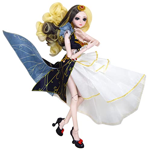 Proudoll Individuelle 1/3 BJD Puppe Selina Ball Jointed SD Puppen 22 Gelenke bewegen DIY Puppe + Make-up + Kleid + Perücke + Schuhe Actionfiguren Mädchen Geschenk Proudoll Individuelle 1/3 BJD Puppe Selina Ball Jointed SD Puppen 22 Gelenke bewegen DIY Puppe + Make-up + Kleid + Perücke + Schuhe Actionfiguren Mädchen Geschenk von Proudoll