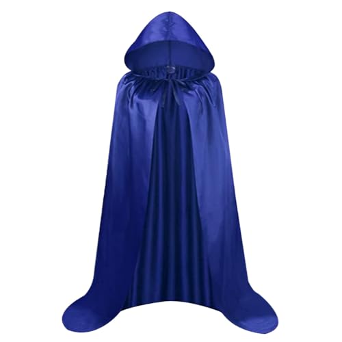 Proumhang Blau Umhang mit Kapuze Darth Vader Umhang Mittelalter Umhang Cape Mantel Satin Karneval Halloween Weihnachten Kostüm Erwachsener 2XL Proumhang Blau Umhang mit Kapuze Darth Vader Umhang Mittelalter Umhang Cape Mantel Satin Karneval Halloween Weihnachten Kostüm Erwachsener 2XL von Proumhang