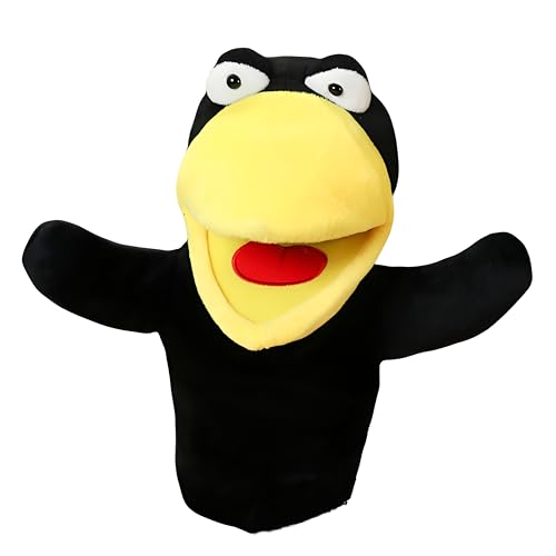 Proumhang Handpuppen mit Funktionierendem Mund,Wald Tier Freunde Theater,Spielzeug für Jungen oder Mädchen,Weiches Plüschspielzeug für fantasievolles Spiel,Showtheater Krähe 25cm Proumhang Handpuppen mit Funktionierendem Mund,Wald Tier Freunde Theater,Spielzeug für Jungen oder Mädchen,Weiches Plüschspielzeug für fantasievolles Spiel,Showtheater Krähe 25cm von Proumhang