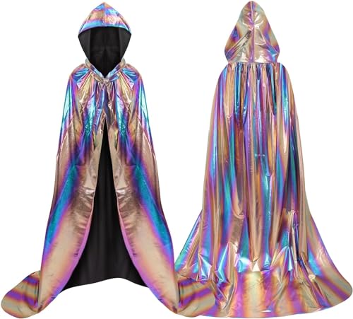 Proumhang Umhang Kapuze Erwachsene Lange Kapuzenumhangt für Halloween Karneval Kostüm Cosplay Party Bunt 190cm Proumhang Umhang Kapuze Erwachsene Lange Kapuzenumhangt für Halloween Karneval Kostüm Cosplay Party Bunt 190cm von Proumhang