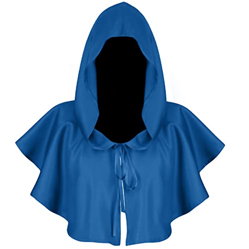 Proumhang Umhang mit Kapuze Halloween,Mittelalter Gothic Cape,Hexe, Zauberer,Vampir,Tod,Cosplay,Grim Cowl,Kapuzen Poncho, Weihnachten,Karneval Proumhang Umhang mit Kapuze Halloween,Mittelalter Gothic Cape,Hexe, Zauberer,Vampir,Tod,Cosplay,Grim Cowl,Kapuzen Poncho, Weihnachten,Karneval von Proumhang