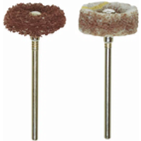 PROXXON 4528282 Schleifbürsten aus Nylonvlies, je 1 Stück grob und fein von Proxxon