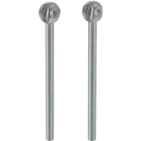 PROXXON 4528725 Kugelfräser (Wolfram-Vanadiumstahl), 6 mm, 2 Stück von Proxxon