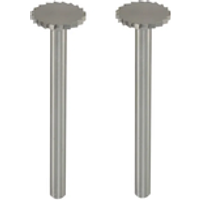 PROXXON 4528727 Scheibenfräser (Wolfram-Vanadiumstahl), 10 mm, 2 Stück von Proxxon