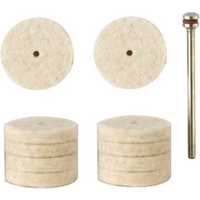 PROXXON 4528798 Filzscheiben, Ø 22 mm, 10 Stück + 1 Träger PROXXON 4528798 Filzscheiben, Ø 22 mm, 10 Stück + 1 Träger von Proxxon