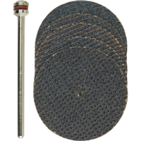 PROXXON 4528818 Gewebetrennscheibe, Ø 38 mm, 5 Stück + 1 Träger von Proxxon