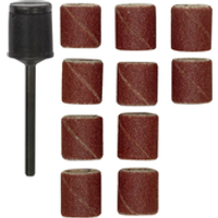 PROXXON 4528978 Schleifbänder Ø 14 mm, 10 Stück Korn 120, mit Schleifzylinder von Proxxon