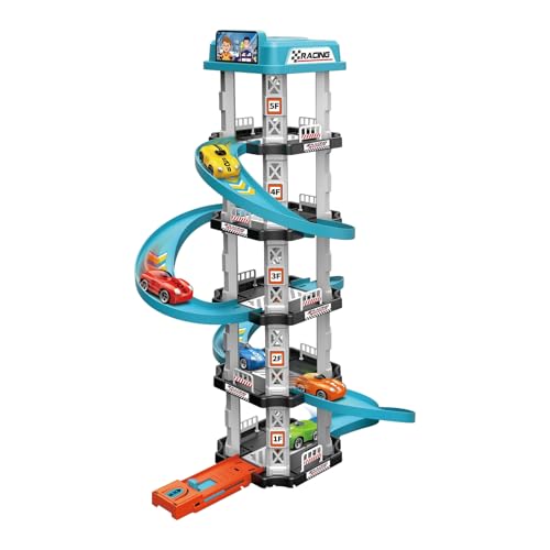 Interaktives Parkhaus Set Für Kinder Parkgarage Aufzug Spielzeugautos Hubschrauber Spielmatte Spielzeug Ab 3 Jahren, Multi-Colored Car Service Interaktives Parkhaus Set Für Kinder Parkgarage Aufzug Spielzeugautos Hubschrauber Spielmatte Spielzeug Ab 3 Jahren, Multi-Colored Car Service von Proypiax