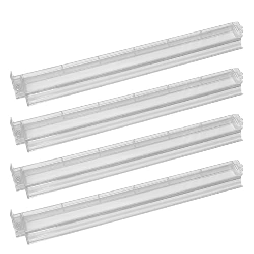 Proypiax Acrylmahjong -Racks mit Pushers, Mahjong -Racks mit Pushers Acryl | Fliesenregale für Mahjong,Set von 4 Mah Jongg Tile Tably Acryl für Familie, Brettspielzubehör von Proypiax
