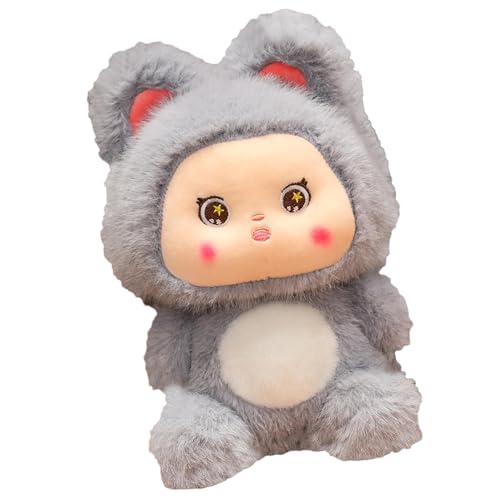Proypiax Animal Plüschspielzeug, ausgestopfte Hasenpuppe, Weichgefüllte Spielsachen, 25 cm tragbare Hasenpuppe, entzückende Innenhäuser für Wohnzimmer, Schlafzimmer, Arbeitszimmer von Proypiax