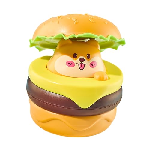 Proypiax Auto zurückziehen, Auto für Kleinkind 1-3 zurückziehen - Netter Cartoon Hamburger Kleinkind Spielzeugauto,Entwicklungsspiele, Kinderspielwagen für Thanksgiving, Familie, Freunde, Zuhause von Proypiax