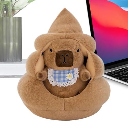 Proypiax Capybara Plüschtier,Kuscheliges Capybara Mit Nest - Weiches Stofftier Plüschfigur Für Kinderzimmer Deko Geburtstagsgeschenk Weihnachten von Proypiax