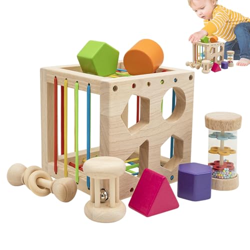 Proypiax -Farbform -Sortierspiel, Formsortierwürfel - Farbsortierwürfel sensorische Rassel - im Alter von 1 bis 3 Jahren, die Mädchen im Alter von Kindergärten entwickeln, Studie entwickeln Proypiax -Farbform -Sortierspiel, Formsortierwürfel - Farbsortierwürfel sensorische Rassel - im Alter von 1 bis 3 Jahren, die Mädchen im Alter von Kindergärten entwickeln, Studie entwickeln von Proypiax
