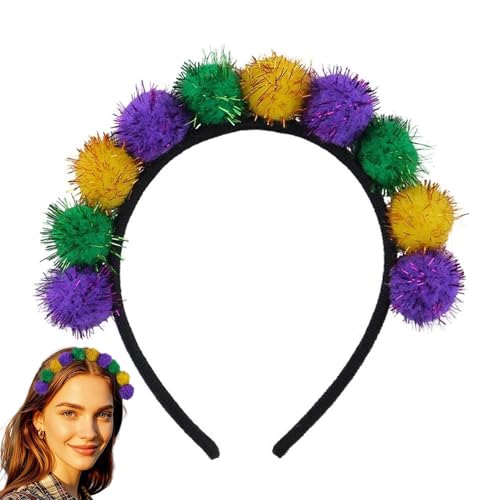 Proypiax Fuzzy Ball Stirnband, Pom Stirnbänder für Frauen,Regenbogenparty Stirnband - Kleid auf Kopfbedeckungen, Haarverzierungen, Cosplay -Modekopfschmuck für Frauen, Proypiax Fuzzy Ball Stirnband, Pom Stirnbänder für Frauen,Regenbogenparty Stirnband - Kleid auf Kopfbedeckungen, Haarverzierungen, Cosplay -Modekopfschmuck für Frauen, von Proypiax