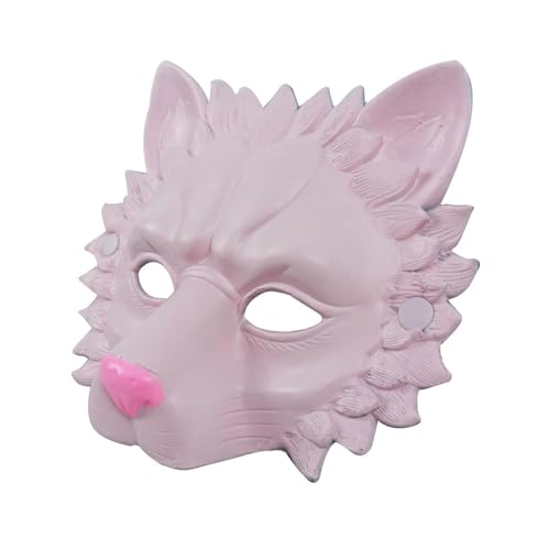 Proypiax Gesichtsmaske, Realistisches Fell, Unisex Adult, Mehrfarbig, Einheitsgröße Halbmaske, Tiermaske Mit Realistischem Druck Und Gummizug Proypiax Gesichtsmaske, Realistisches Fell, Unisex Adult, Mehrfarbig, Einheitsgröße Halbmaske, Tiermaske Mit Realistischem Druck Und Gummizug von Proypiax