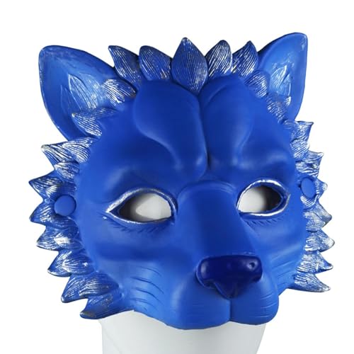 Proypiax Gesichtsmaske, Realistisches Fell, Unisex Adult, Mehrfarbig, Einheitsgröße Halbmaske, Tiermaske Mit Realistischem Druck Und Gummizug Proypiax Gesichtsmaske, Realistisches Fell, Unisex Adult, Mehrfarbig, Einheitsgröße Halbmaske, Tiermaske Mit Realistischem Druck Und Gummizug von Proypiax