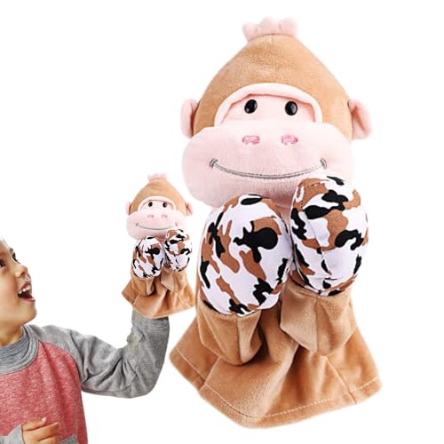 Proypiax Handpuppen für Kinder, Plüschpuppen - Boxing Kung Fu Tierhandpuppe mit Geräuschen und Action | Toy Plüsch Stoffed Doll Bildungsrolle Spielen Geschichtenerzählen zum Geburtstag von Proypiax