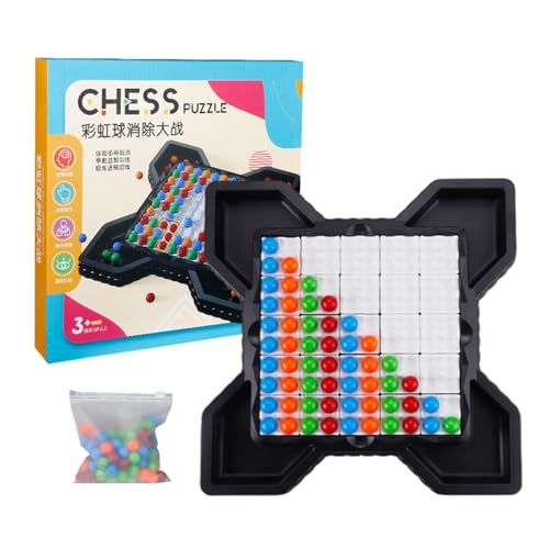 Proypiax Intellektuelles Schachbrett, intellektuelles Schachbrettspiel | Buntes Ball Matching Desktop Game,Tragbares interaktives Puzzle-Schachspielzeug für Kinder Erwachsene für 2-4 Spieler Proypiax Intellektuelles Schachbrett, intellektuelles Schachbrettspiel | Buntes Ball Matching Desktop Game,Tragbares interaktives Puzzle-Schachspielzeug für Kinder Erwachsene für 2-4 Spieler von Proypiax