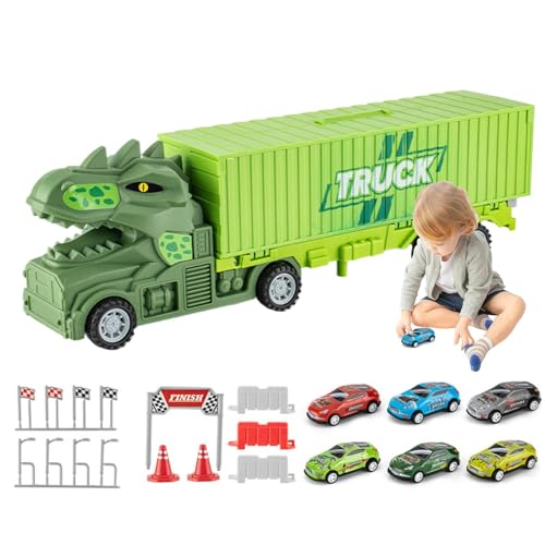 Proypiax Kinder Spielzeugwagen, Carrier Truck Race Track Kinderspielzeug - Interaktive Carrier Truck Car Play Set | Race Track Playset Alloy Kids Vehicle Set für Kinder über 4 Jahre alt Proypiax Kinder Spielzeugwagen, Carrier Truck Race Track Kinderspielzeug - Interaktive Carrier Truck Car Play Set | Race Track Playset Alloy Kids Vehicle Set für Kinder über 4 Jahre alt von Proypiax
