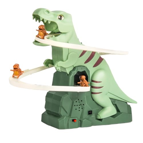 Proypiax Kletterdinosaurier Spielzeug - Elektrische Rennstrecke Mit Musik & Spielspaß - Stehslide Rennauto Abenteuer Für Kinder Mädchen Proypiax Kletterdinosaurier Spielzeug - Elektrische Rennstrecke Mit Musik & Spielspaß - Stehslide Rennauto Abenteuer Für Kinder Mädchen von Proypiax