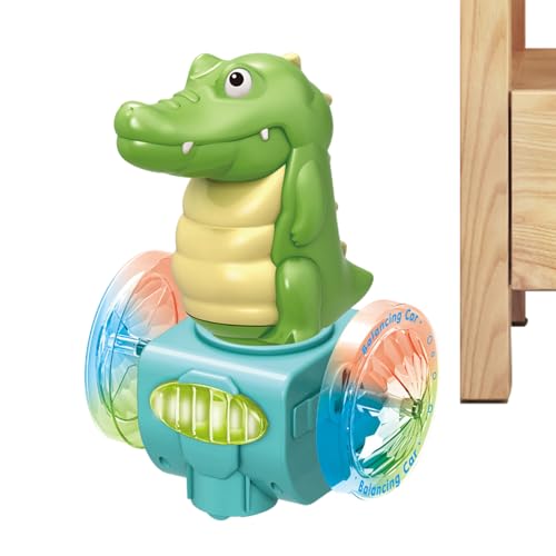 Proypiax Kriechspielzeug, kriechendes Lernspielzeug - Crocodile Walking Animal mit Licht und Musik,Interaktives Kriechender für Mädchen Kinder Kinder von Proypiax