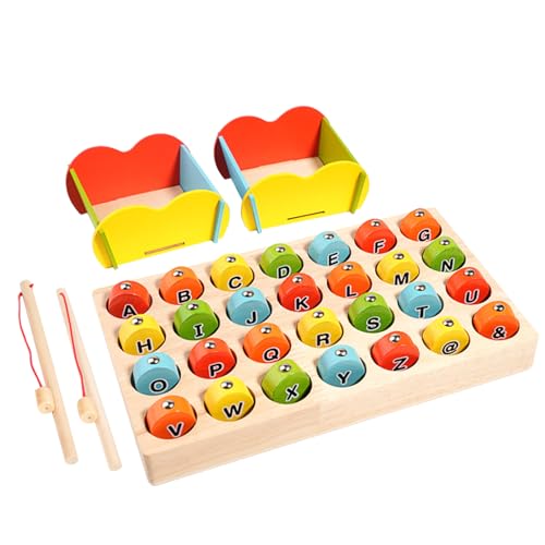 Proypiax Magnetischer Angelspielzeug, Magnetfischereispielzeug - Entwicklung interaktives lustiges Alphabetfisch -Fangspielzeug,Alphabet-Farbsortierpuzzle, Kinder lernen Spiele für Kinder im Alter von Proypiax Magnetischer Angelspielzeug, Magnetfischereispielzeug - Entwicklung interaktives lustiges Alphabetfisch -Fangspielzeug,Alphabet-Farbsortierpuzzle, Kinder lernen Spiele für Kinder im Alter von von Proypiax