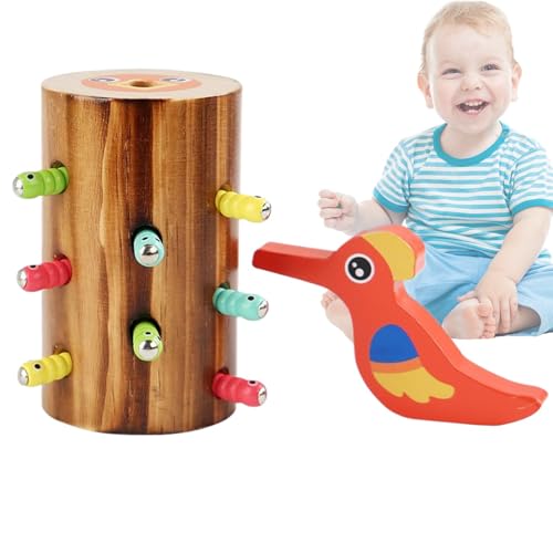 Proypiax Magnetisches Holzspeckerspiel, Vogelspielzeug für Kinder | Holzspecker Fangspielzeug - Magnetisches Vogel -Fütterungsspiel, pädagogische Vorschule Lernen Spielset für und Mädchen Proypiax Magnetisches Holzspeckerspiel, Vogelspielzeug für Kinder | Holzspecker Fangspielzeug - Magnetisches Vogel -Fütterungsspiel, pädagogische Vorschule Lernen Spielset für und Mädchen von Proypiax