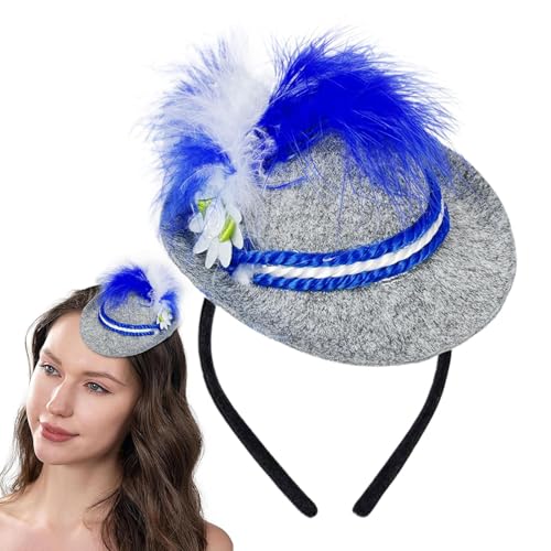 Proypiax Oktoberfest Kostümstirnband, Oktoberfest -Stirnbänder | Hutkopfschmuck mit Feder,Bierparty Kopfbedeckung, Dress -up -Vorräte für Oktoberfest, Themenpartys Proypiax Oktoberfest Kostümstirnband, Oktoberfest -Stirnbänder | Hutkopfschmuck mit Feder,Bierparty Kopfbedeckung, Dress -up -Vorräte für Oktoberfest, Themenpartys von Proypiax