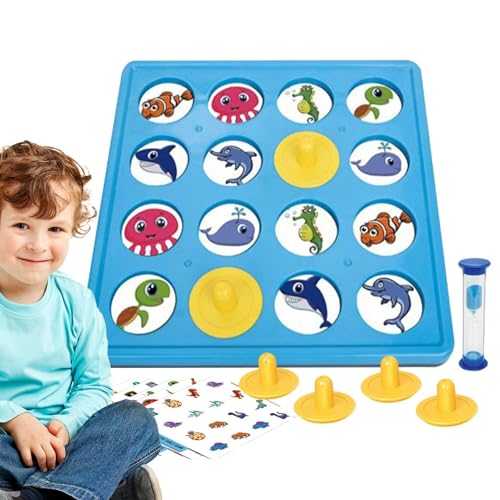 Proypiax Paaren Sie EIN Strategiespielbrett, Musterstrategie-Flip-Schach - Zwei-Spieler-Muster-Flip-Schach - Flipping Card Game Zwei-Spieler-Matching-Schach-Desktop-Spiel für Zuhause und unterwegs von Proypiax