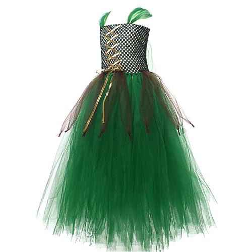 Proypiax Prinzessin Tüllkleid Festlich Hochzeit Blumenmädchenkleider Grünes Mesh-Tüllkleid, Feenkostüm Für Kinder - Halloween Grünes Mesh-Tüllkleid-Set Proypiax Prinzessin Tüllkleid Festlich Hochzeit Blumenmädchenkleider Grünes Mesh-Tüllkleid, Feenkostüm Für Kinder - Halloween Grünes Mesh-Tüllkleid-Set von Proypiax