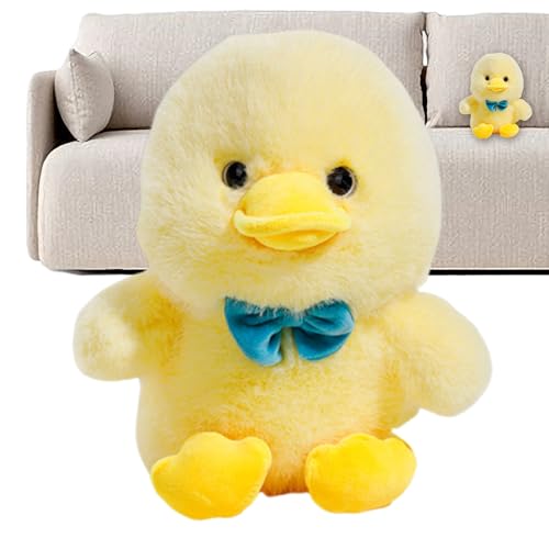 Proypiax Stoffteed Ente, Entengestopfte Tier,11,81 Zoll weich gefüllte Entenpuppen - Baby schlafender Kumpel, Sofa -Kissen, Spielzeug Kissen für themenbezogene Partys Valentinstag von Proypiax