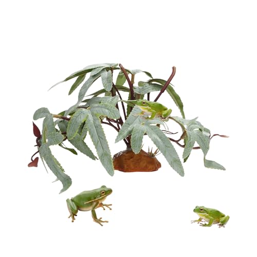 Proypiax Terrarienpflanzen | Künstliche Realistische Grünpflanzen - Bartagame Künstliche Blätter - Für Aquarium Süßwasser Fische Schildkröten Gecko Leopard Chamäleon Frösche Proypiax Terrarienpflanzen | Künstliche Realistische Grünpflanzen - Bartagame Künstliche Blätter - Für Aquarium Süßwasser Fische Schildkröten Gecko Leopard Chamäleon Frösche von Proypiax